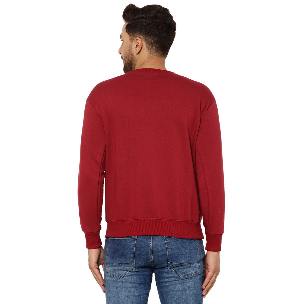 Mack Jonney Fleece Round Neck Sweatshirt for Men