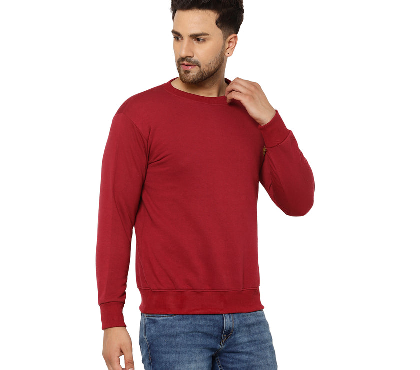 Mack Jonney Fleece Round Neck Sweatshirt for Men
