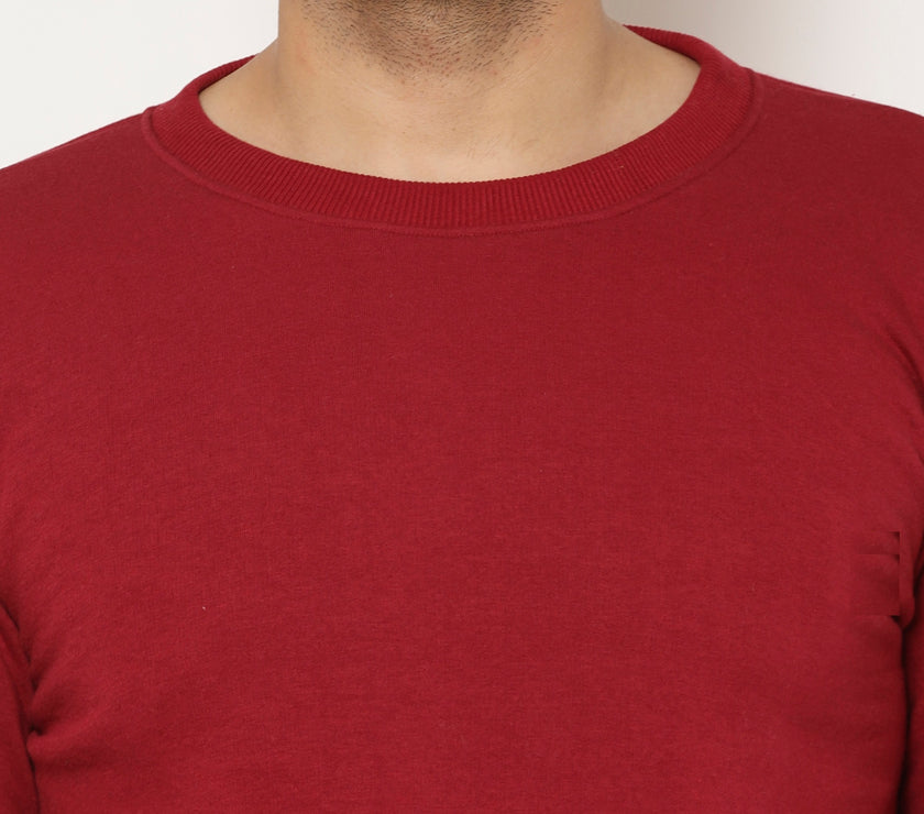 Mack Jonney Fleece Round Neck Sweatshirt for Men