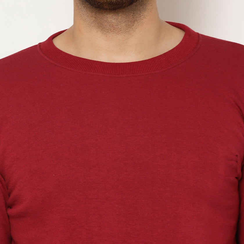 Mack Jonney Fleece Round Neck Sweatshirt for Men