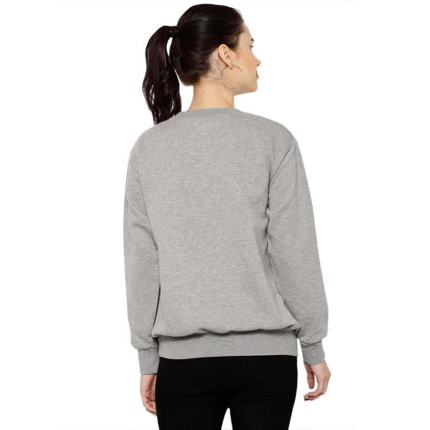 Mack Jonney Fleece Round Neck Sweatshirt for Women