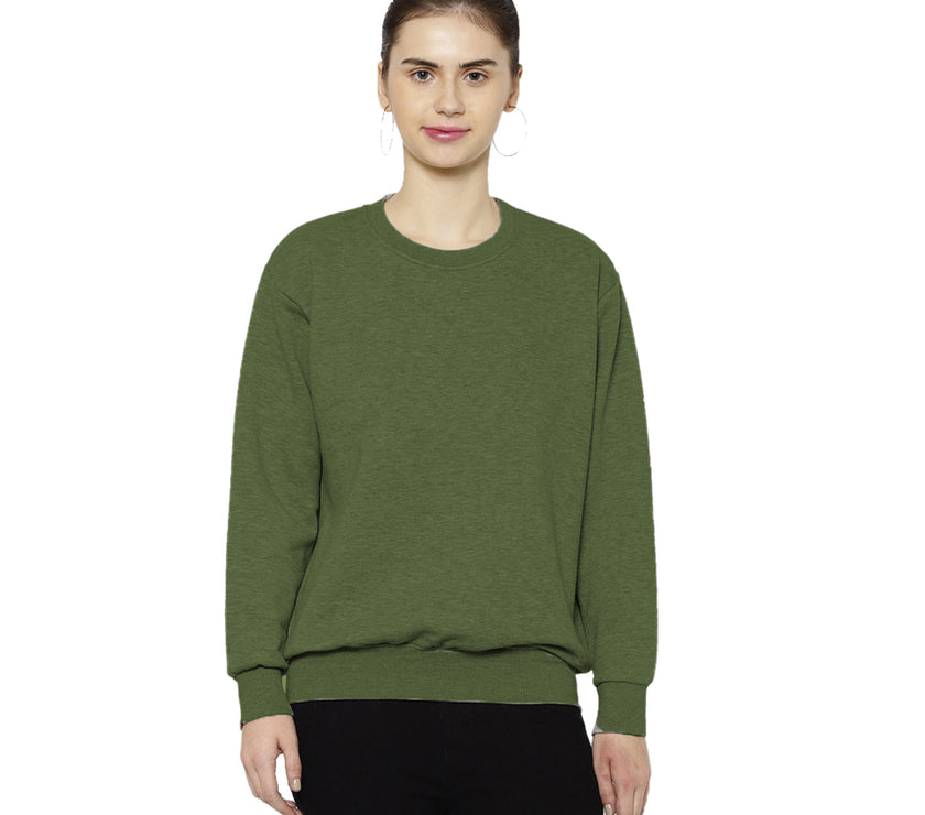 Mack Jonney Fleece Round Neck Sweatshirt for Women