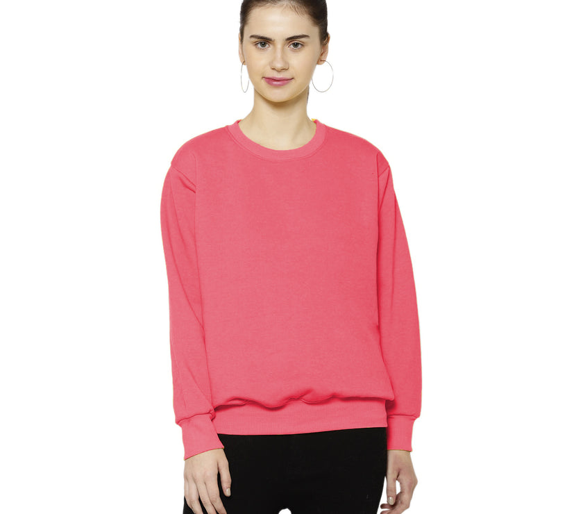 Mack Jonney Fleece Round Neck Sweatshirt for Women