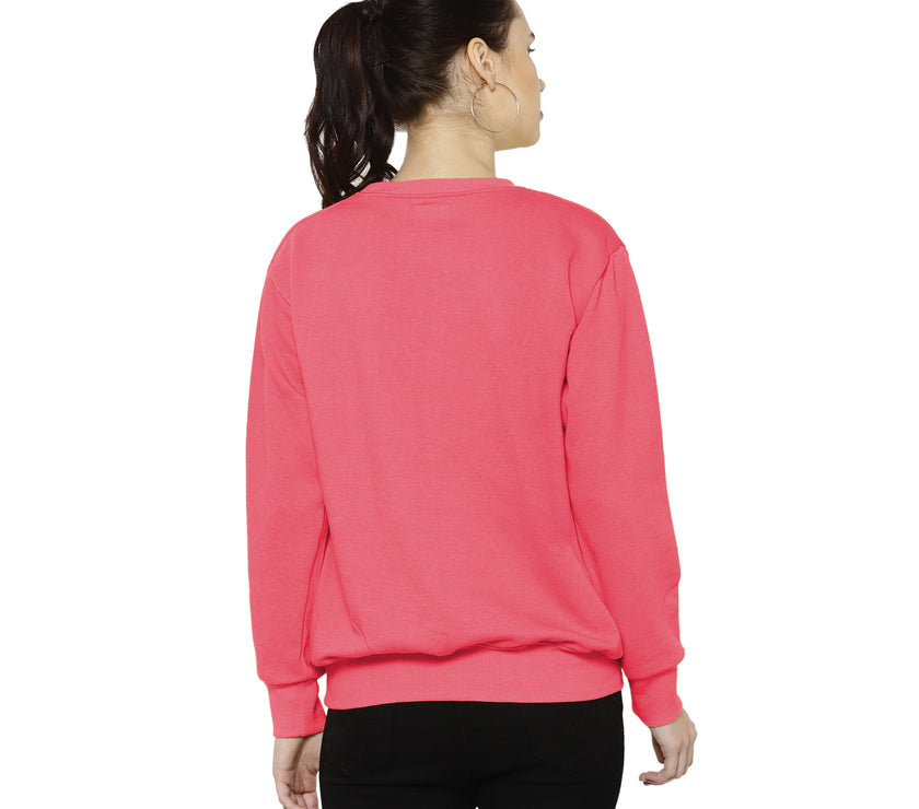 Mack Jonney Fleece Round Neck Sweatshirt for Women