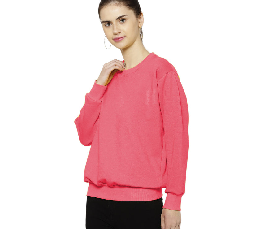 Mack Jonney Fleece Round Neck Sweatshirt for Women