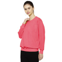 Mack Jonney Fleece Round Neck Sweatshirt for Women