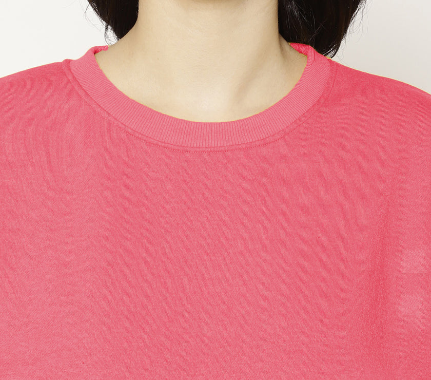 Mack Jonney Fleece Round Neck Sweatshirt for Women
