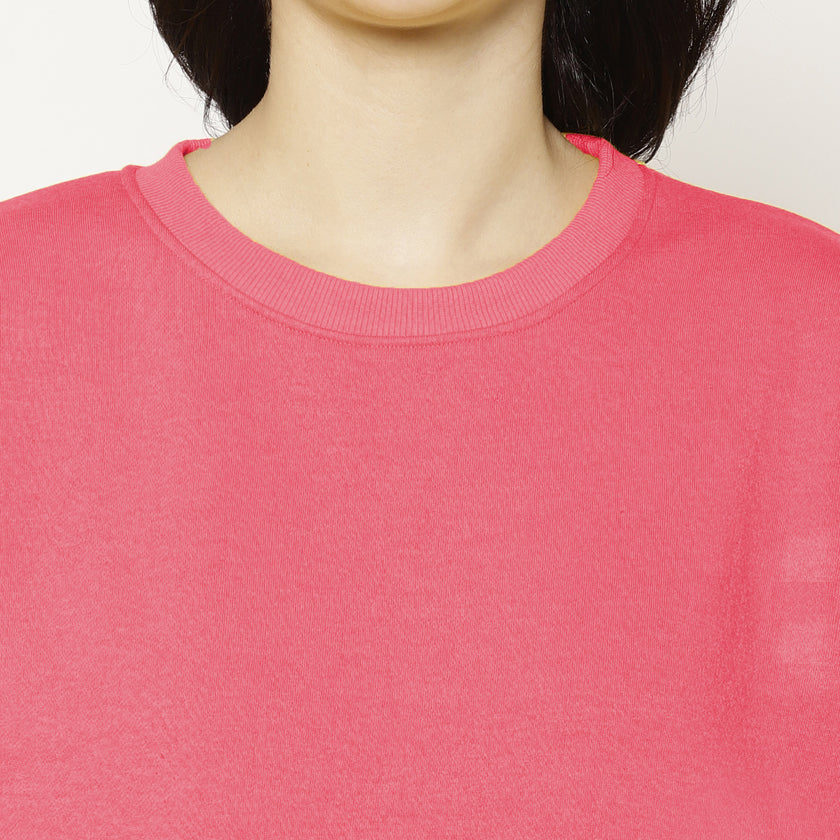 Mack Jonney Fleece Round Neck Sweatshirt for Women