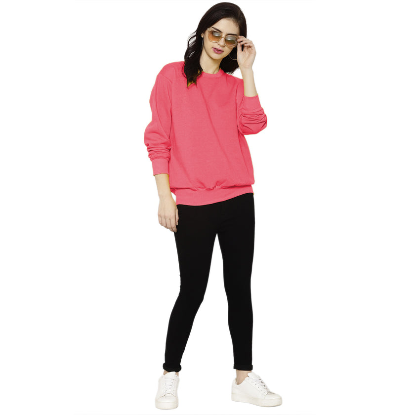 Mack Jonney Fleece Round Neck Sweatshirt for Women