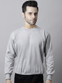 Mack Jonney Fleece Round Neck Melange Sweatshirt for Men