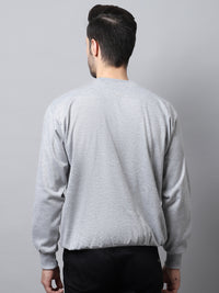 Mack Jonney Fleece Round Neck Melange Sweatshirt for Men