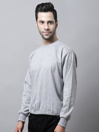 Mack Jonney Fleece Round Neck Melange Sweatshirt for Men