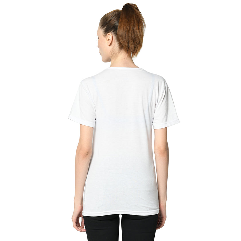 Mack Jonney White Color  Tshirt For Women