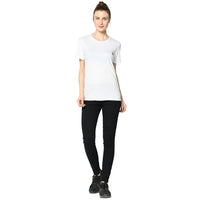 Mack Jonney White Color  Tshirt For Women