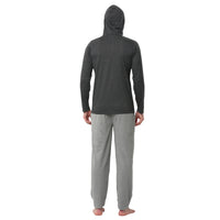 Mack Jonney Grey Silver Night Suit For Men's