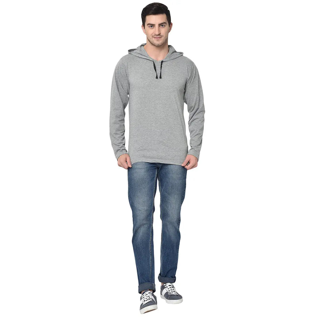 Vimal Jonney Full Sleeve Silver T-shirt For Men's - Vimal Clothing store