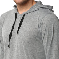 Mack Jonney Silver Grey Night Suit For Men's