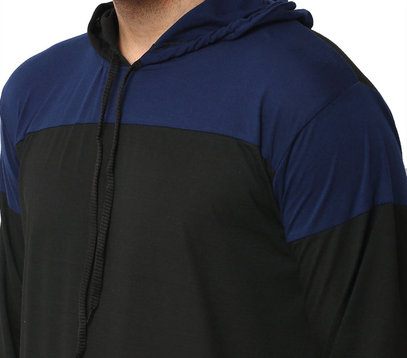 Mack Jonney Black Grey Night Suit For Men's