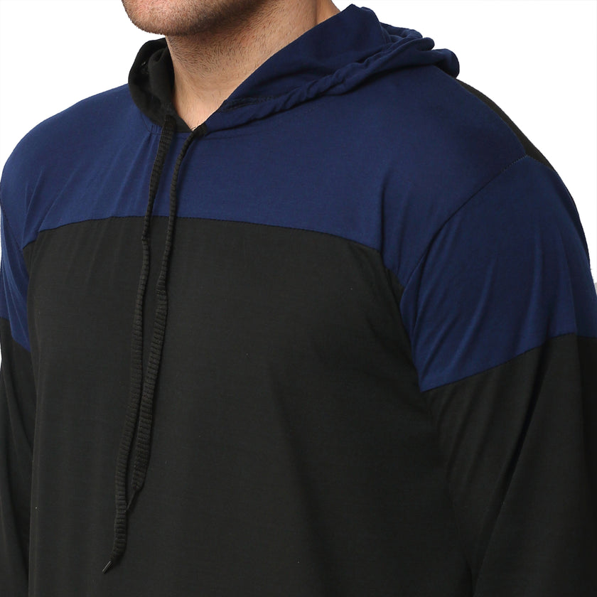 Mack Jonney Black Grey Night Suit For Men's