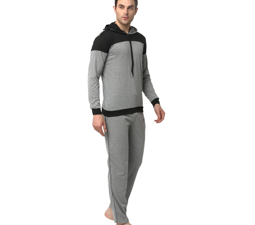 Mack Jonney Silver Night Suit For Men's
