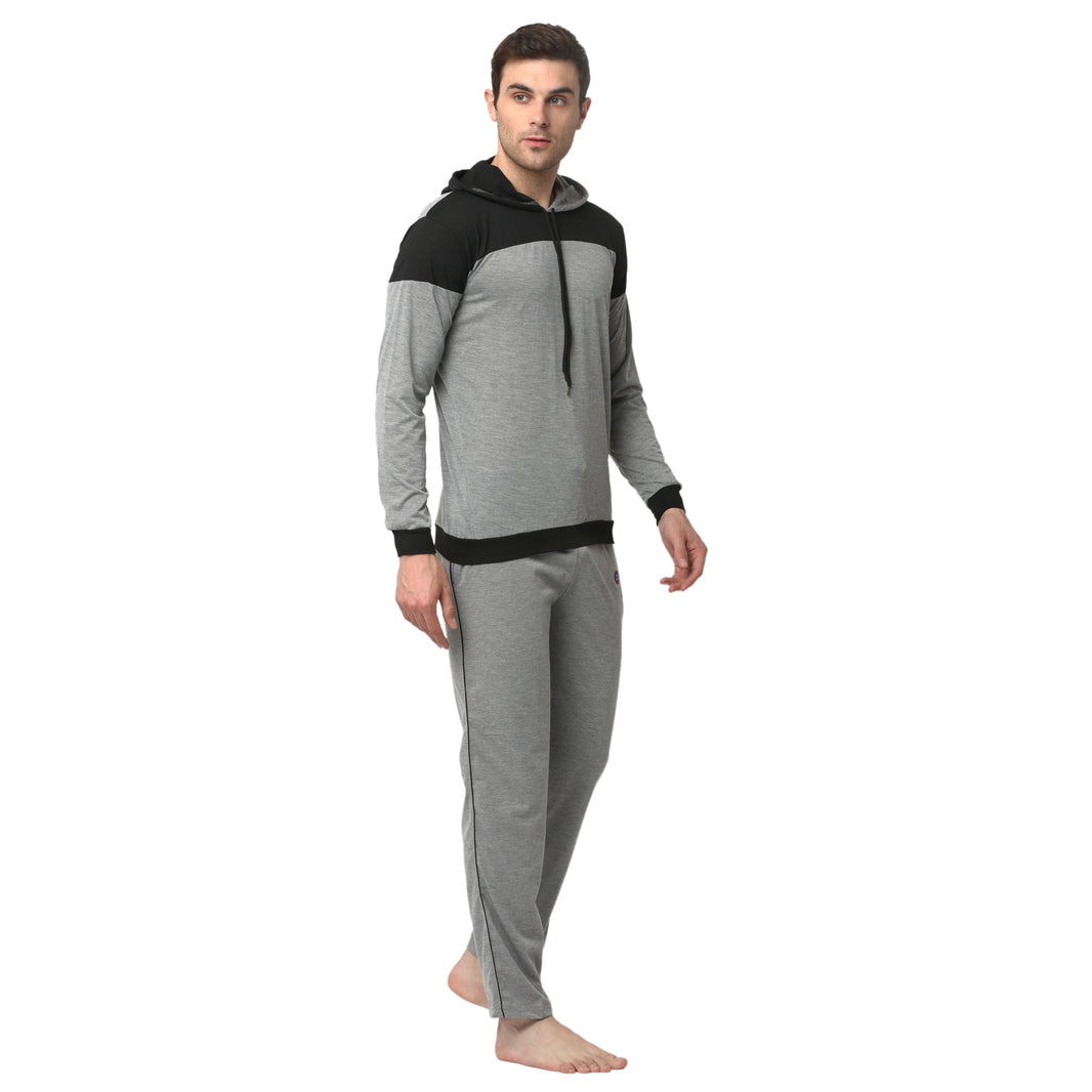 Mack Jonney Silver Night Suit For Men's