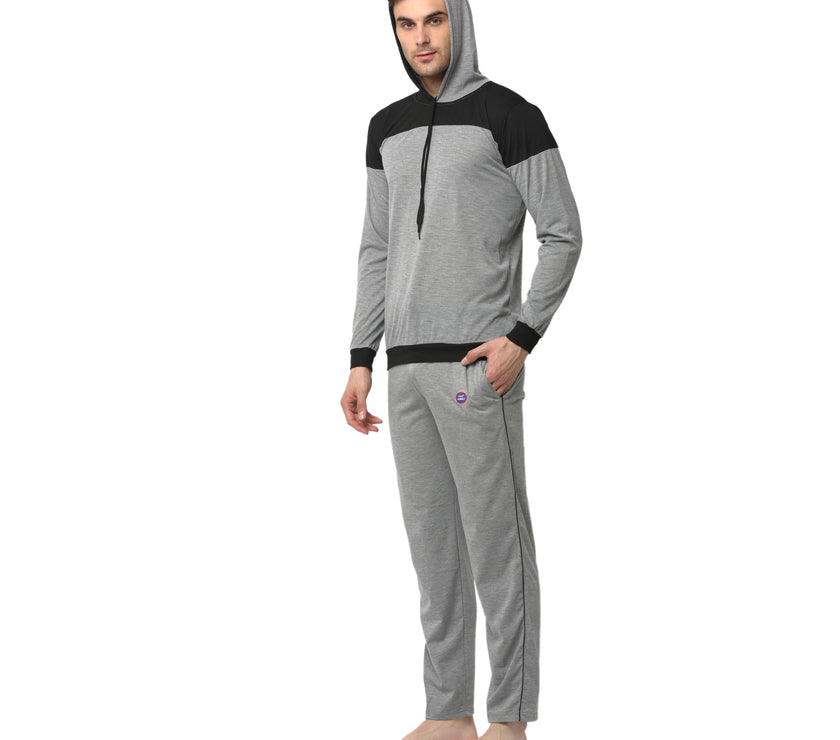 Mack Jonney Silver Night Suit For Men's