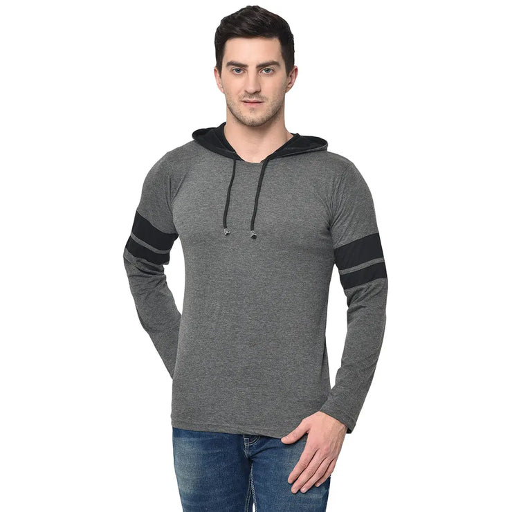 Vimal Jonney Full Sleeve Grey T-shirt For Men's - Vimal Clothing store