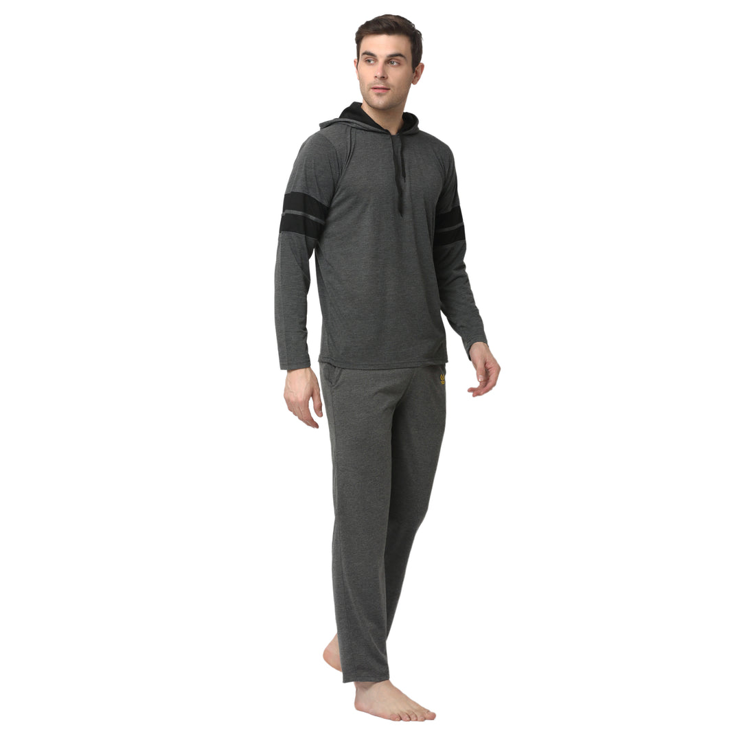 Mack Jonney Grey Night Suit For Men's