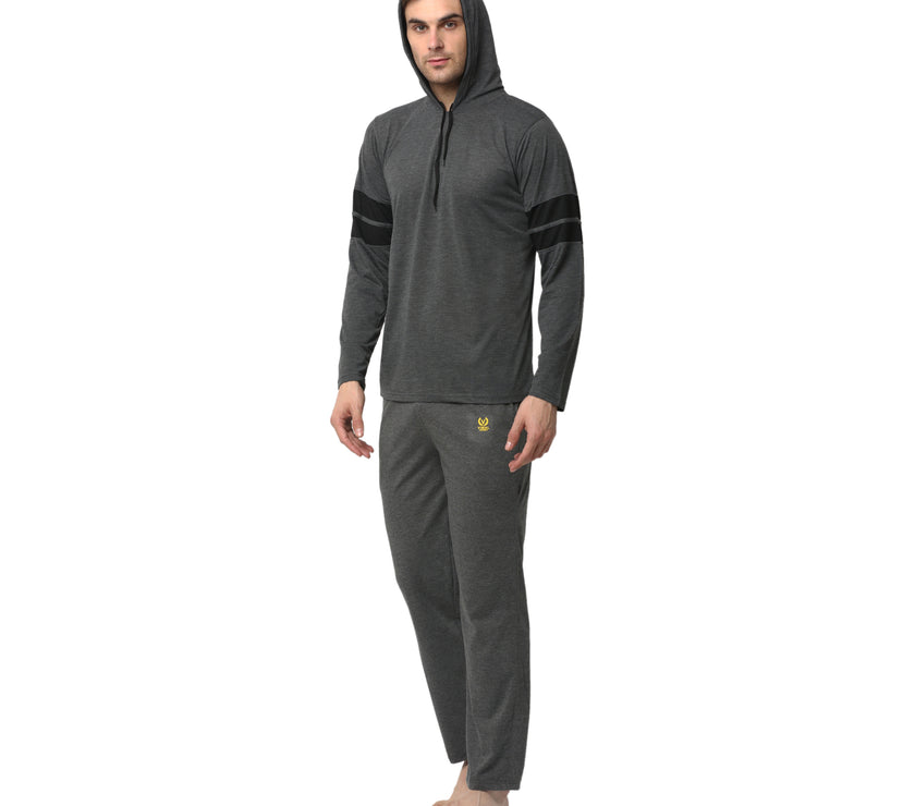 Mack Jonney Grey Night Suit For Men's
