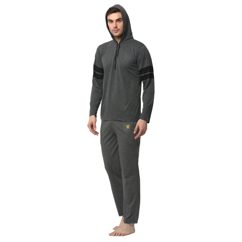 Mack Jonney Grey Night Suit For Men's