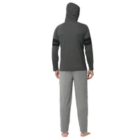 Mack Jonney Grey Silver Night Suit For Men's