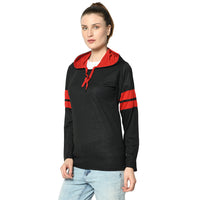Mack Jonney Black Color Full Sleeve Tshirt For Women