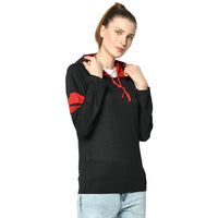 Mack Jonney Black Color Full Sleeve Tshirt For Women