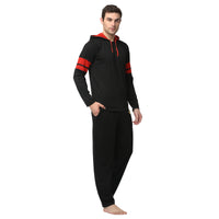 Mack Jonney Black Black Night Suit For Men's