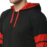 Mack Jonney Black Black Night Suit For Men's