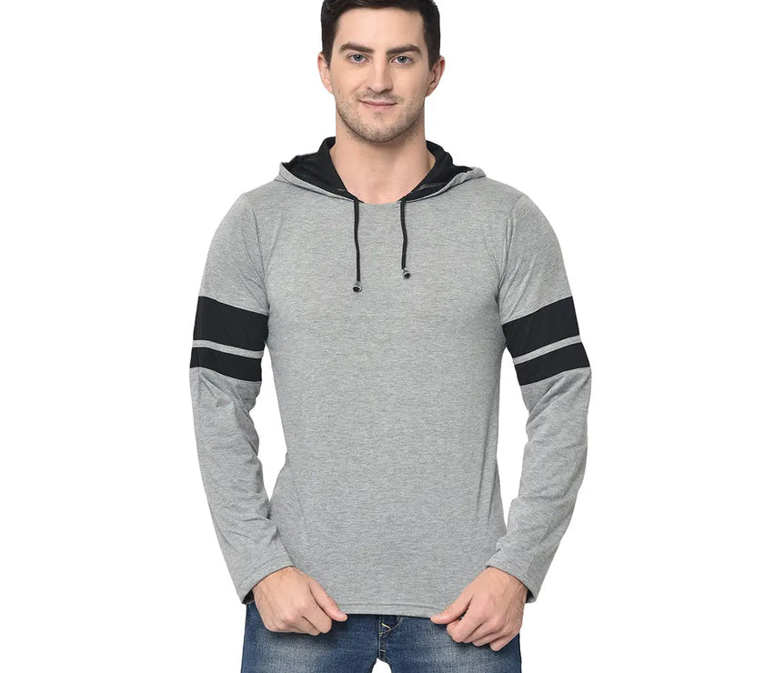 Vimal Jonney Full Sleeve Silver T-shirt For Men's - Vimal Clothing store