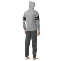 Mack Jonney Silver Grey Night Suit For Men's