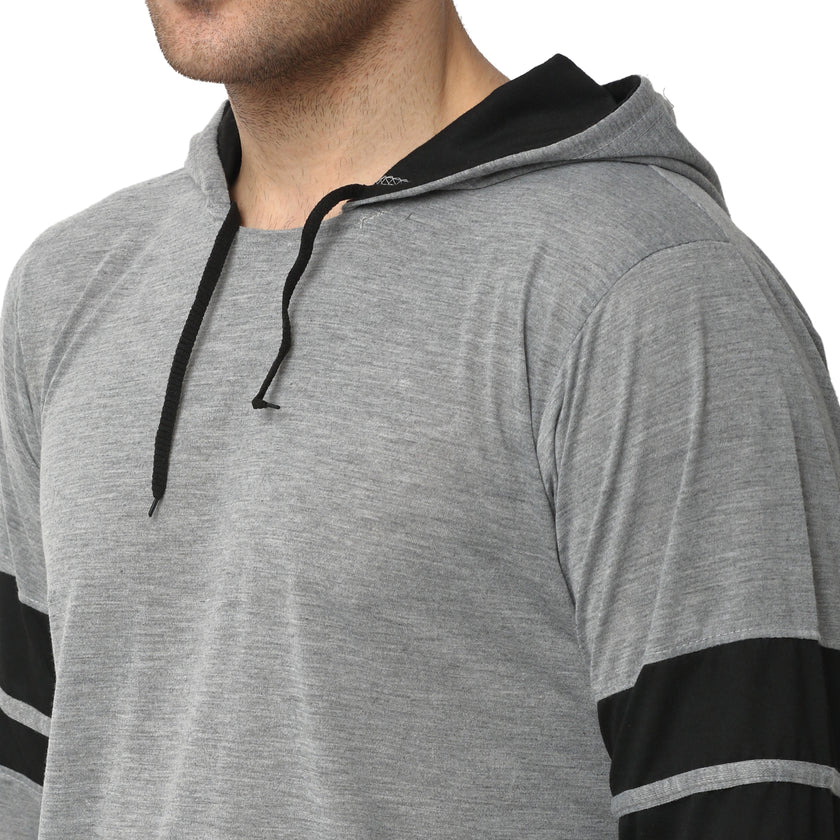 Mack Jonney Silver Black Night Suit For Men's
