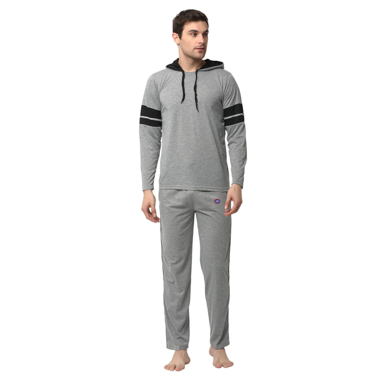 Mack Jonney Silver Night Suit For Men's