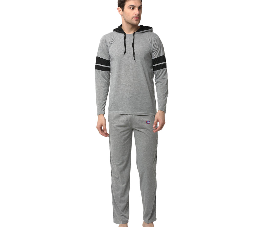 Mack Jonney Silver Night Suit For Men's