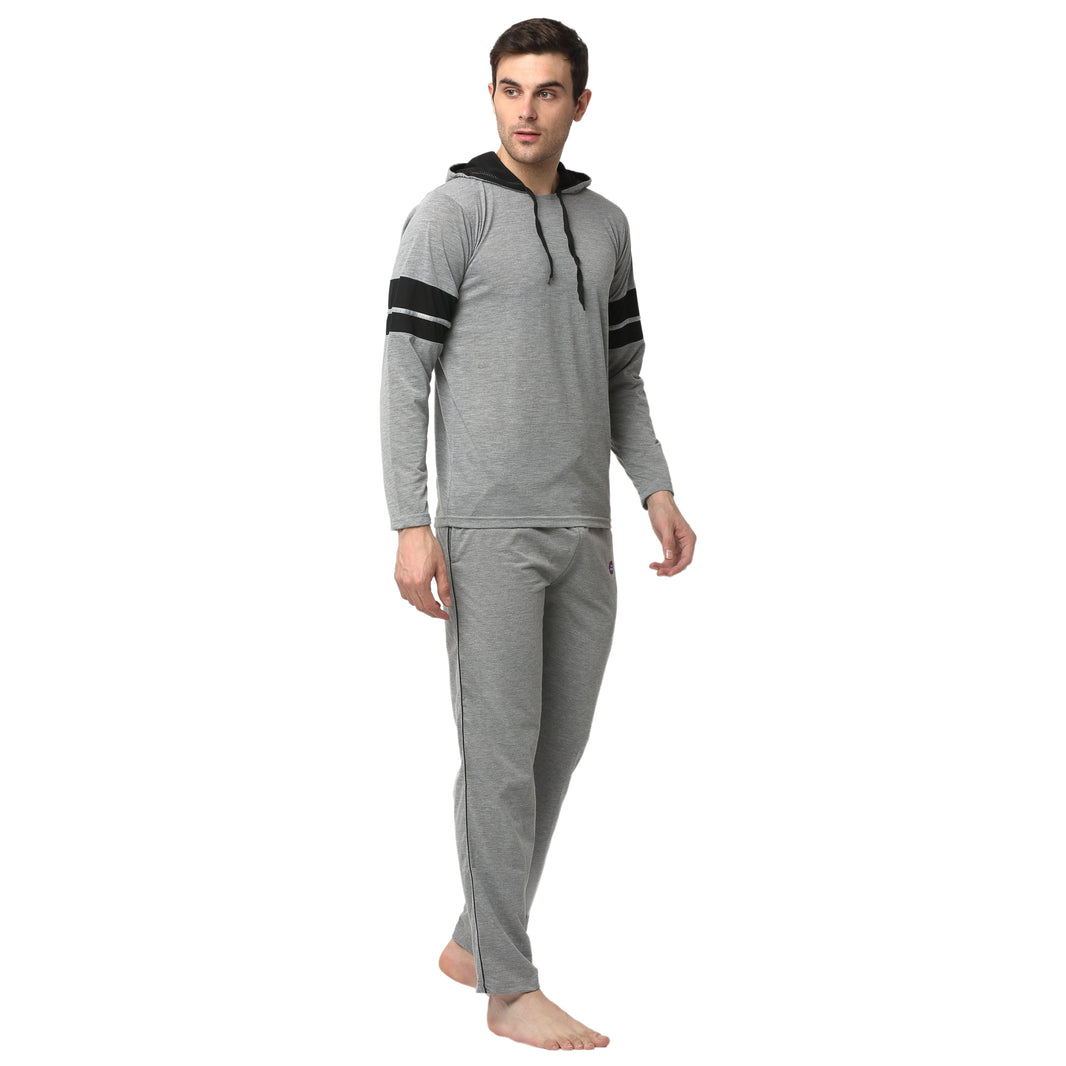 Mack Jonney Silver Night Suit For Men's