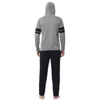 Mack Jonney Silver Dark Blue Night Suit For Men's