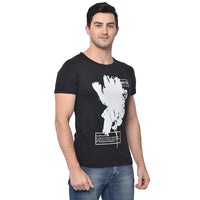 Vimal Jonney Round Neck Black T-shirt For Men's - Vimal Clothing store