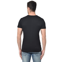 Vimal Jonney Round Neck Black T-shirt For Men's - Vimal Clothing store