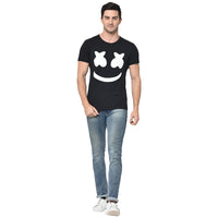 Vimal Jonney Round Neck Black T-shirt For Men's - Vimal Clothing store
