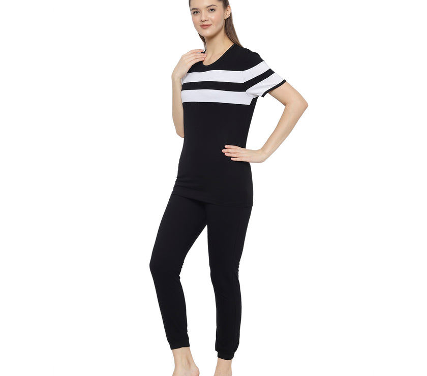 Mack Jonney Black Women's Night Suit