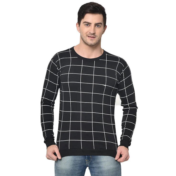 Vimal Jonney Full Sleeve Black T-shirt For Men's - Vimal Clothing store