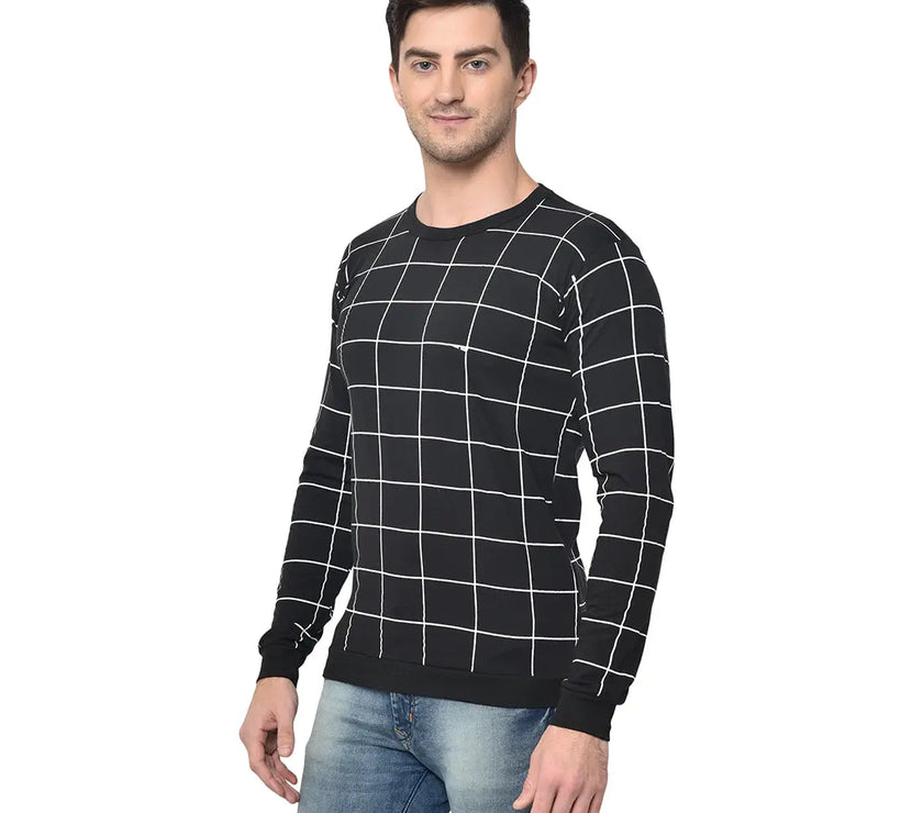 Vimal Jonney Full Sleeve Black T-shirt For Men's - Vimal Clothing store