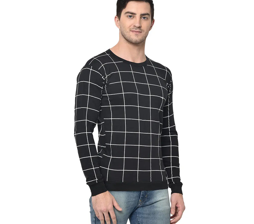 Vimal Jonney Full Sleeve Black T-shirt For Men's - Vimal Clothing store
