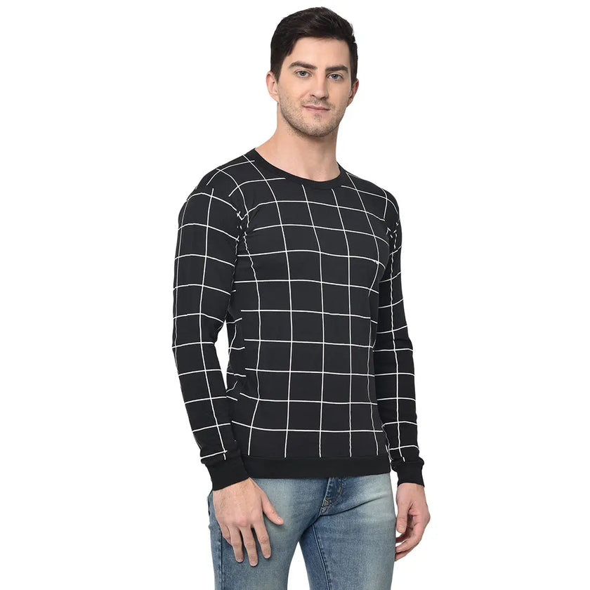 Vimal Jonney Full Sleeve Black T-shirt For Men's - Vimal Clothing store